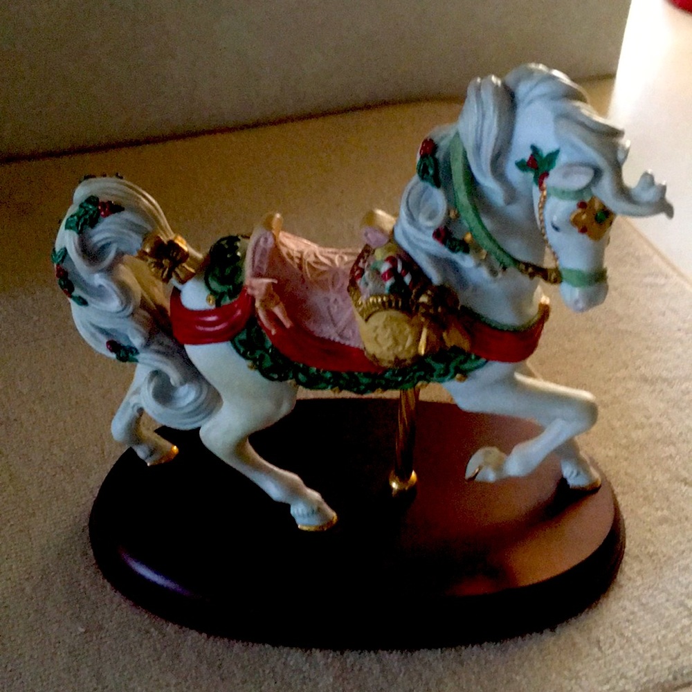1994 Lenox Christmas Carousel Horse